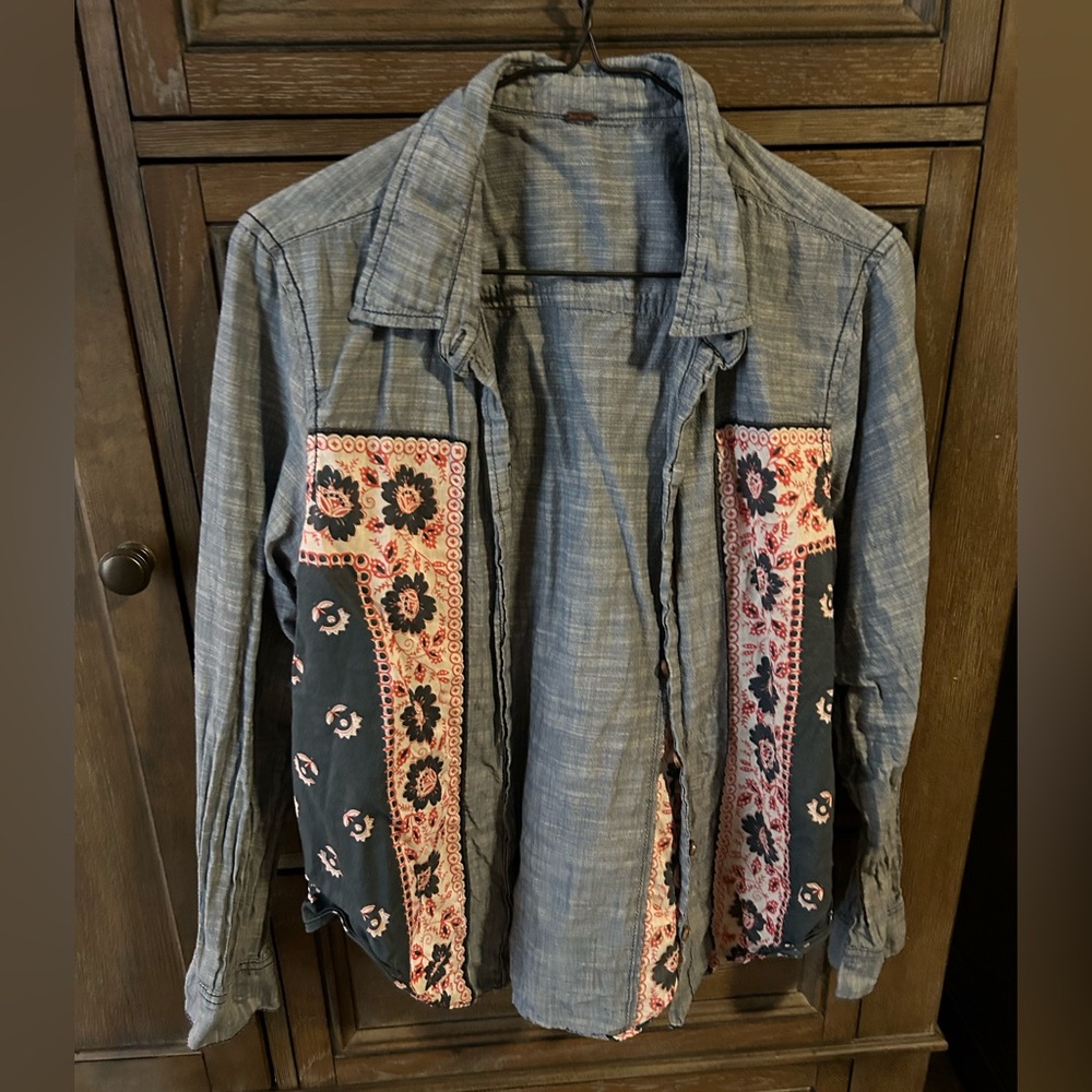 Free people chambray western